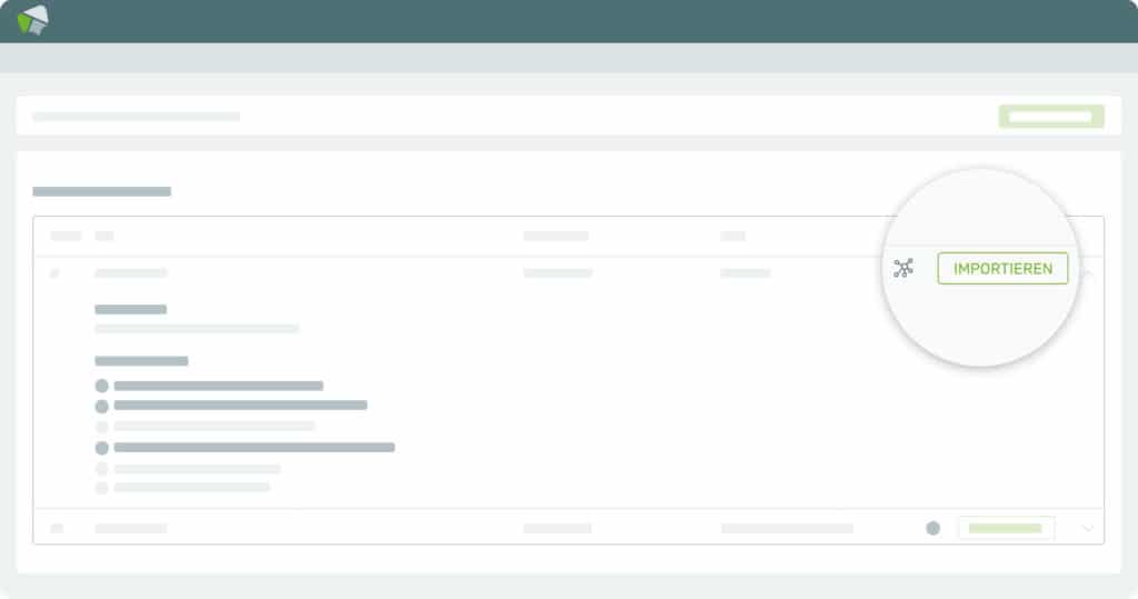 Screenshot der DialogBits-Plattform, wie man Virtual Agents aus dem Hub importiert